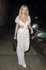 LOTTIE MOSS Arrives at Chiltern Firehouse in London 04/11/2024
