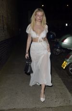 LOTTIE MOSS Arrives at Chiltern Firehouse in London 04/11/2024