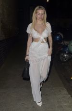 LOTTIE MOSS Arrives at Chiltern Firehouse in London 04/11/2024