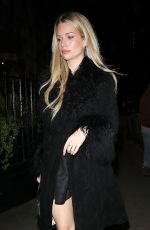 LOTTIE MOSS Night Out in London 04/12/2024