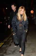 LOUISE REDKNAPP Arrives at 1 Hotel Mayfair in London 04/25/2024