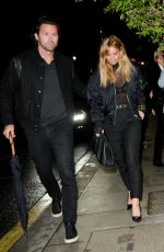 LOUISE REDKNAPP Arrives at 1 Hotel Mayfair in London 04/25/2024