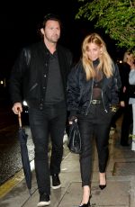 LOUISE REDKNAPP Arrives at 1 Hotel Mayfair in London 04/25/2024