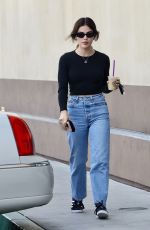 LUCY HALE Out for Coffee in Studio City 03/31/2024
