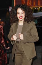 LYDIA WEST Arrives at CBS Studios in New York 04/05/2024