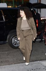 LYDIA WEST Arrives at CBS Studios in New York 04/05/2024