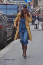MADALINA GHENEA Out Shopping at Damiani in Milan 04/04/2024