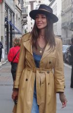 MADALINA GHENEA Out Shopping at Damiani in Milan 04/04/2024