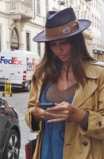 MADALINA GHENEA Out Shopping at Damiani in Milan 04/04/2024