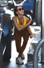 MAGGIE Q at a Gas Station in Los Angeles 04/23/2024