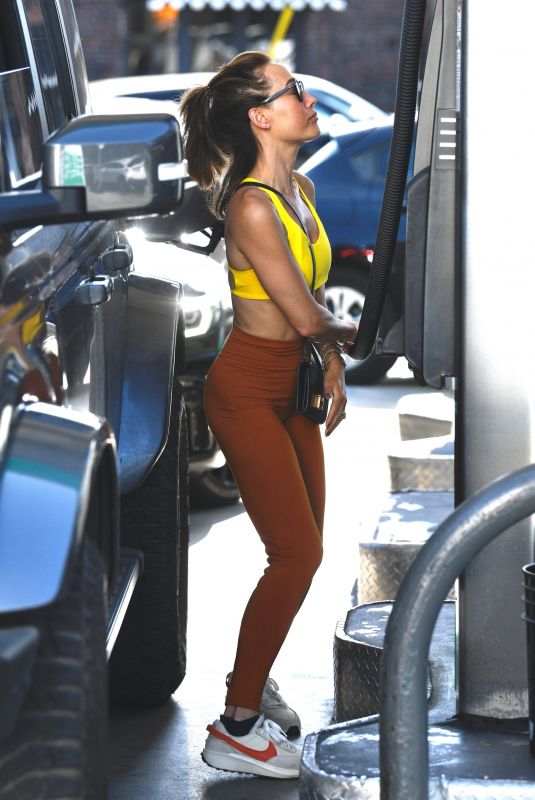 MAGGIE Q at a Gas Station in Los Angeles 04/23/2024