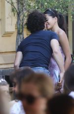 MAIA REFICCO Out with Her Boyfriend in Rome 04/26/2024