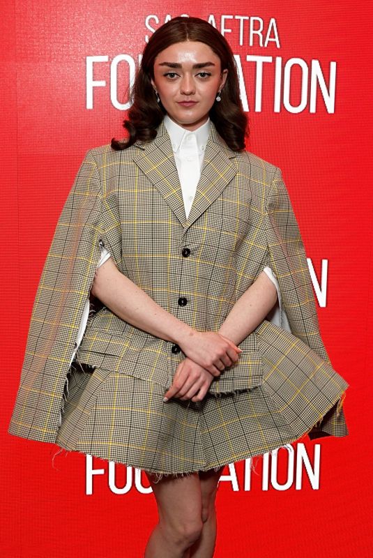 MAISIE WILLIAMS at Sag-aftra Foundation Screening and Q&A of The New Look in New York 04/27/2024
