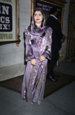 MALALA YOUSAFZAI Arrives at Suffs the Musical Opening Night at Music Box Theatre in New York 014/18/2024