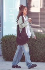 MALIA OBAMA Out for Coffee Before Acting Class in Culver City 04/04/2024