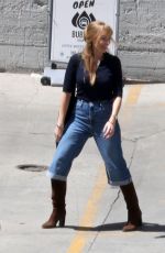 MARGOT ROBBIE Filming A Big Bold Beautiful Journey in Los Angeles 04/08/2024