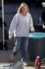MARGOT ROBBIE on the Set of A Big Bold Beautiful Journey in Los Angeles 04/18/2024