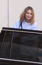 MARGOT ROBBIE on the Set of A Big Bold Beautiful Journey in Los Angeles 04/18/2024