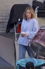 MARGOT ROBBIE on the Set of A Big Bold Beautiful Journey in Los Angeles 04/18/2024