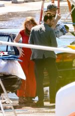 MARGOT ROBBIE on the Set of Big Bold Beautiful Journey in Los Angeles 04/10/2024