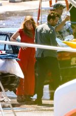 MARGOT ROBBIE on the Set of Big Bold Beautiful Journey in Los Angeles 04/10/2024
