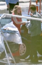 MARGOT ROBBIE on the Set of Big Bold Beautiful Journey in Los Angeles 04/10/2024
