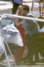 MARGOT ROBBIE on the Set of Big Bold Beautiful Journey in Los Angeles 04/10/2024