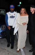 MARIAH CAREY Out for Dinner at Craig