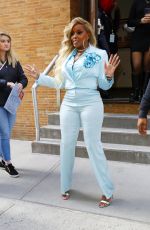 MATY J. BLIGE Leaves Tamron Hall in New York 04/25/2024