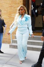 MATY J. BLIGE Leaves Tamron Hall in New York 04/25/2024
