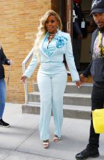 MATY J. BLIGE Leaves Tamron Hall in New York 04/25/2024