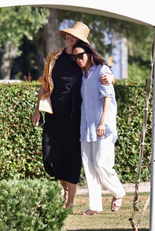 MEGHAN MARKLE Visits Prince Harry as He Films His New Netflix Show in Palm Beach 04/13/2024
