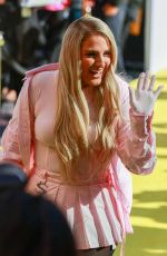 MEGHAN TRAINOR Arrives at 2024 iHeartRadio Music Awards in Hollywood 04/01/2024