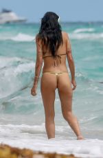 MIA KHALIFA in Bikini at a Beach in Miami 04/16/2024
