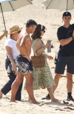MICHELLE KEEGAN Filming Scenes with Warren Brown and FAYE MARSAY in Australia 04/08/2024