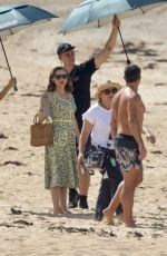 MICHELLE KEEGAN Filming Scenes with Warren Brown and FAYE MARSAY in Australia 04/08/2024