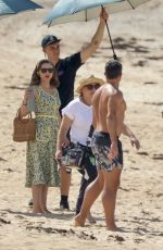 MICHELLE KEEGAN Filming Scenes with Warren Brown and FAYE MARSAY in Australia 04/08/2024