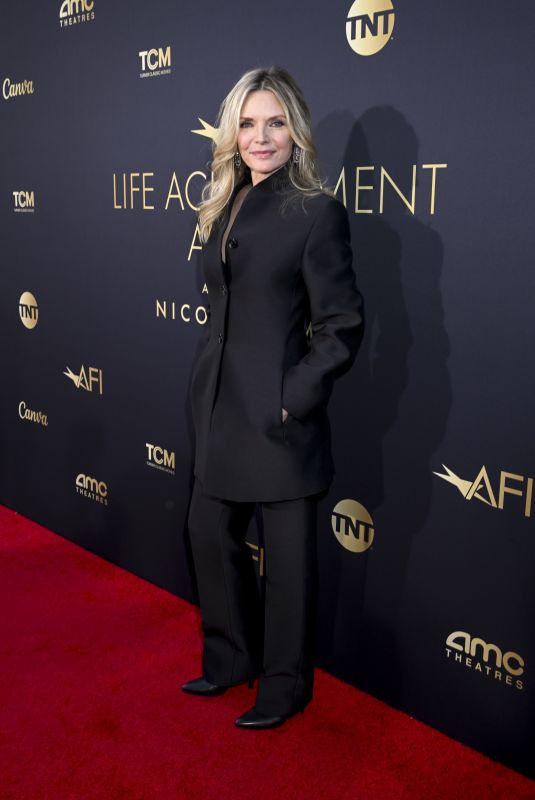 MICHELLE PFEIFFER at 49th AFI Life Achievement Award Honoring Nicole Kidman in Hollywood 04/27/2024