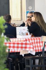 MICHELLE SALAS Out for Lunch with Friends Mulberry Street Pizzeria in Beverly Hills 04/23/2024