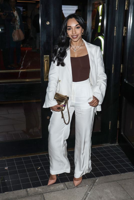 MICHELLE TSIAKKAS Arrives at Graziano Di Prima’s Believe: My Life On Stage Dance Show Performance in London 03/30/2024