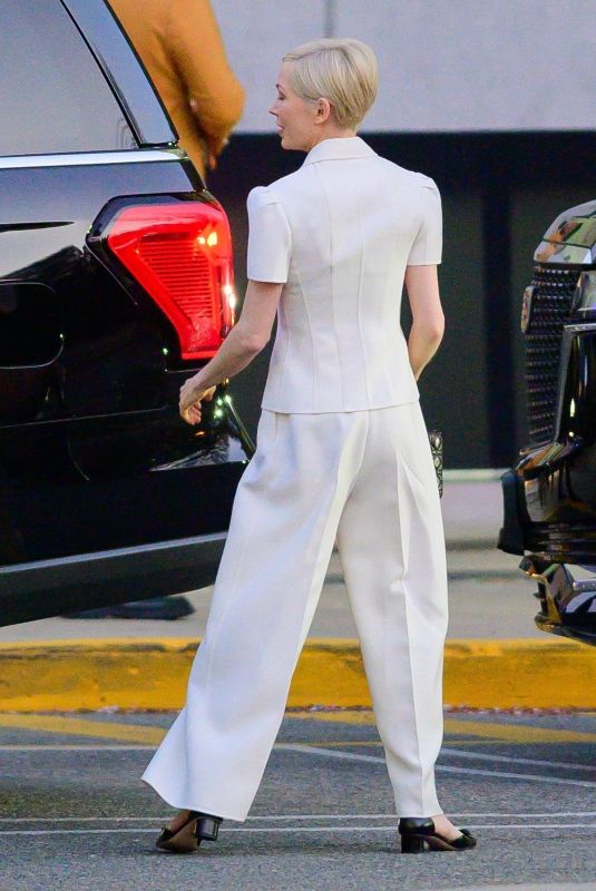 MICHELLE WILLIAMS Arrives at Dior Fashion Show in New York 04/15/2024