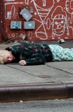 MICHELLE WILLIAMS on the Set of Dying for Sex in Brooklyn 04/17/2024