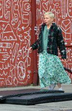 MICHELLE WILLIAMS on the Set of Dying for Sex in Brooklyn 04/17/2024