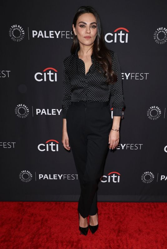 MILA KUNIS at PaleyFest LA 2024 Family Guy 25th Anniversary Celebration at Dolby Theatre in Hollywood 04/19/2024