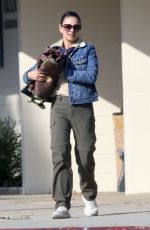 MILA KUNIS Out and About in Los Angeles 04/06/2024