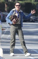 MILA KUNIS Out and About in Los Angeles 04/06/2024