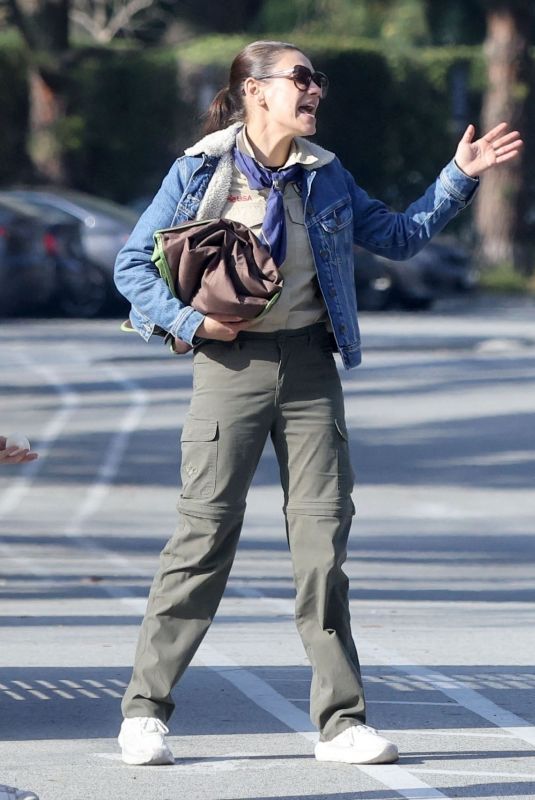 MILA KUNIS Out and About in Los Angeles 04/06/2024
