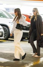 MILEY and TISH CYRUS Heading to a Business Meeting 04/25/2024