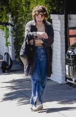 MILLA JOVOVICH and Her Daughter EVER ANDERSON Leaves Chateau Marmont in Los Angeles 04/17/2024