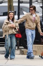 MILLIE BOBBY BROWN and Jake Bongiovi Out in New York 04/22/2024